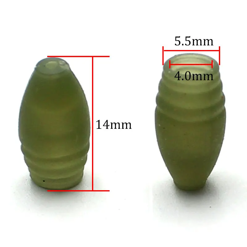 Conector elástico para aparejos de pesca, accesorios de pesca de carpa, 30 Uds. - imagen 2