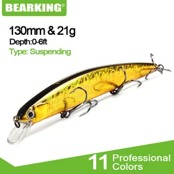 BEARKING Wobbler Minnow Popper – 13cm 21g suspendido