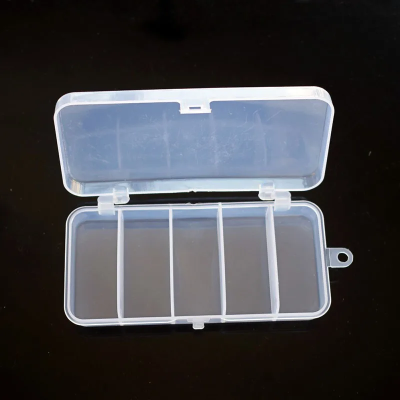 Caja de cebo de 5 enrejados PP, caja de rana trueno, accesorios de herramientas de señuelo, caja de almacenamiento, aparejos de pesca, caja de cebo falso XA665G - imagen 4
