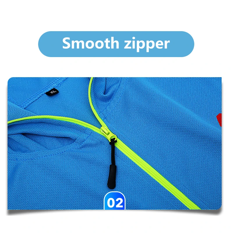 Ropa de pesca, camisa, chaqueta de seda de hielo, secado rápido, ropa deportiva, protección solar, cuello facial, Anti-UV, transpirable, con capucha - imagen 5