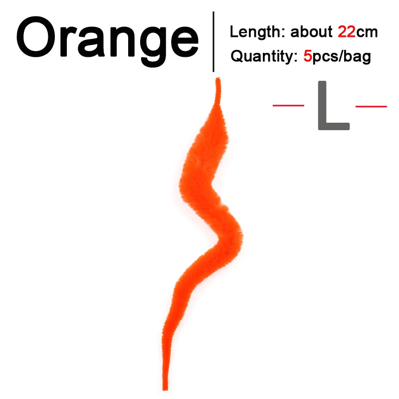 L 5PCS  Orange