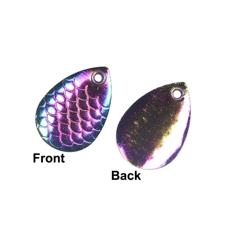 Wifreo, 10 Uds., cuchara para pesca con mosca, señuelos, cebos giratorios, hoja para trucha, Panfish, pesca con mosca, accesorios de señuelo para pesca DIY - imagen 4