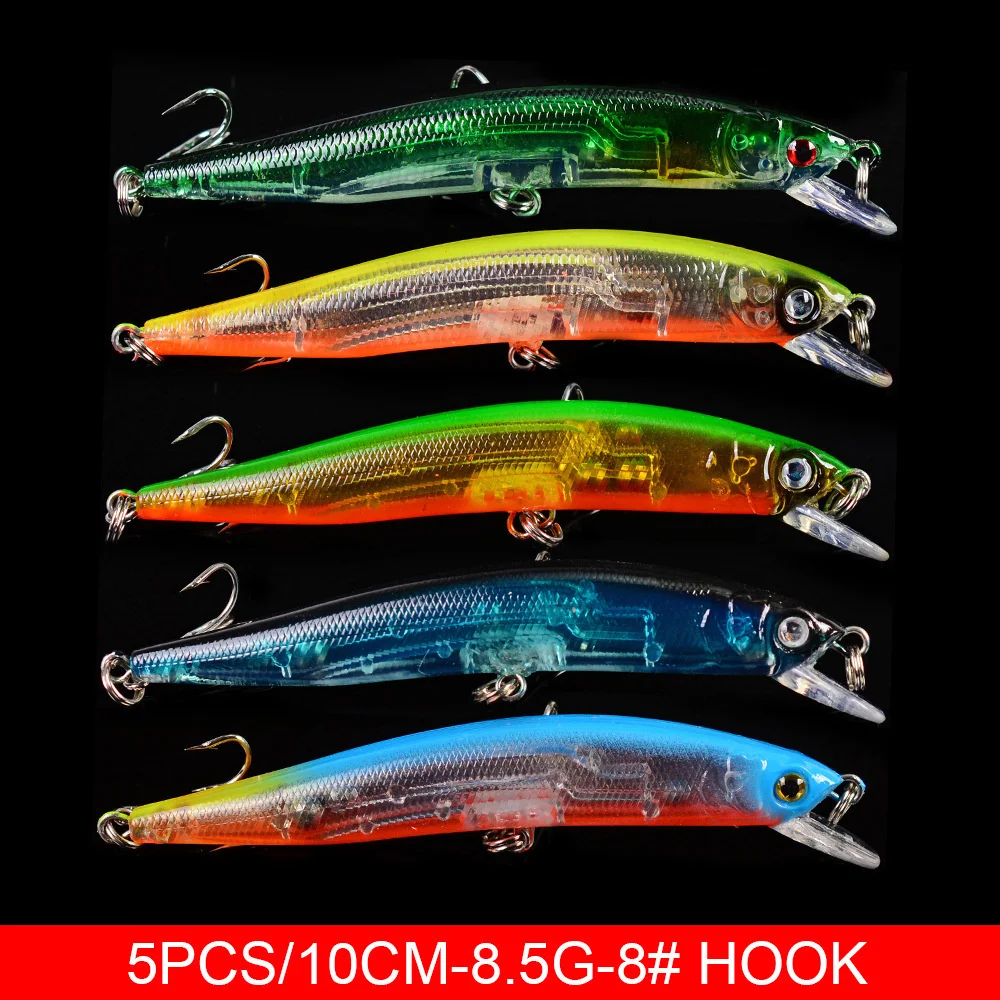 40 unids/set todopoderoso mezclado kits de Señuelos de Pesca Wobbler Crankbait Swimbait Minnow cebos duros espaciadores carpa cebo conjunto de aparejos de pesca - imagen 2