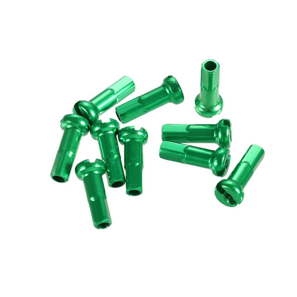 Niples de radios para rueda de bicicleta de montaña, Multicolor, aleación de aluminio anodizado, 14mm, 10 unidades - imagen 3