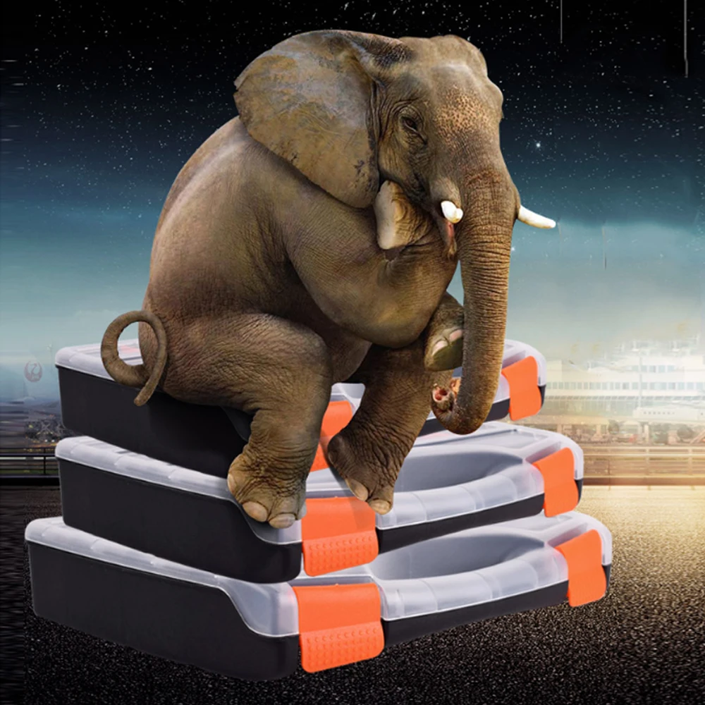 Maleta grande para pesca con mosca, estuche impermeable de bolsillo para viaje, barco de exhibición, señuelo de agua salada, multiusos, extraíble, X442G - imagen 5