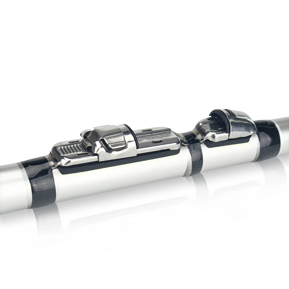 DNDYUJU-caña de pescar giratoria, de fibra de carbono, telescópica, para Roca, alimentador de carpa, 1,8 M-3,0 M - imagen 5