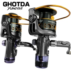 Carrete de pesca con doble freno 5.2:1 Metal