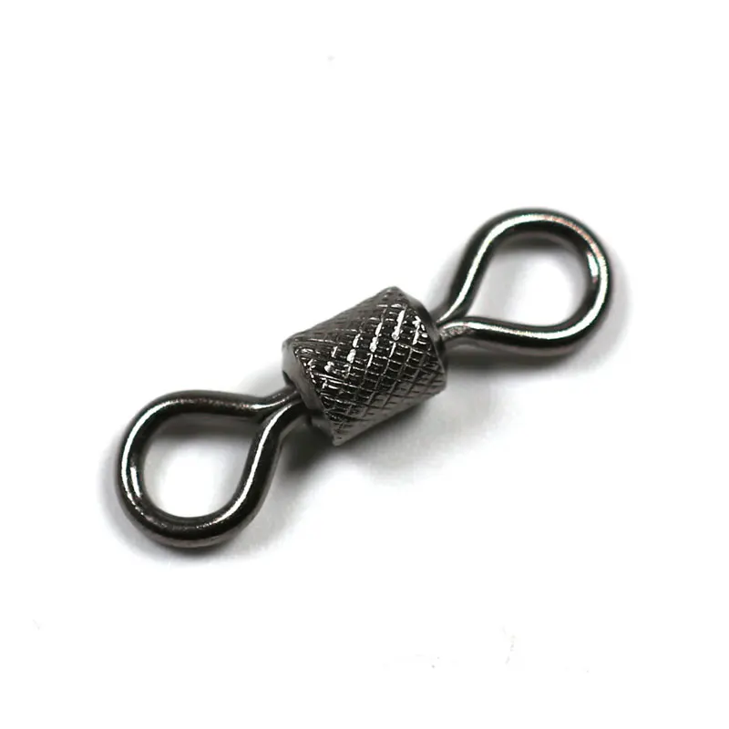 Accesorios de aparejos de pesca de agua salada, accesorio giratorio de alta velocidad con anillos sólidos, en relieve, 20 piezas/50 Uds. - imagen 3