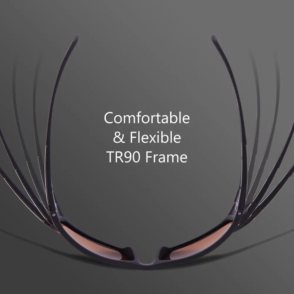 Bassdash-gafas de sol polarizadas con protección UV para hombre y mujer, lentes deportivas para pesca, kayak, correr, conducir, senderismo, V02 - imagen 3