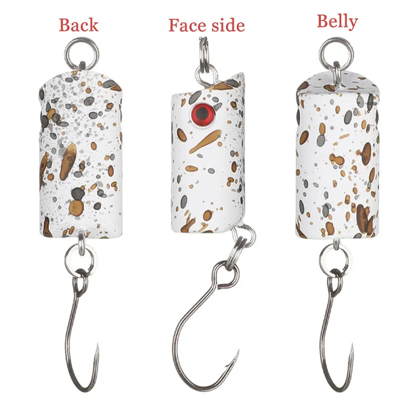 Señuelo de pesca VIB pequeño de 2cm y 3g, Wobbler Artificial, Mini cebos duros popper, Swimbait, trucha, lubina, cebo falso para aparejos de pesca hundidos - imagen 4