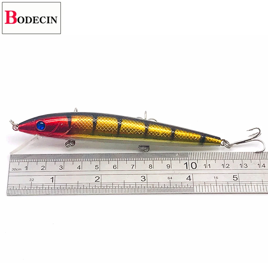 Crankbait/flotante/Jerkbait/Wobblers Minnow señuelo de pesca 1 pieza Swimbait Pike Artificial/falso/carpa/cebo grande para adornos de pesca mar