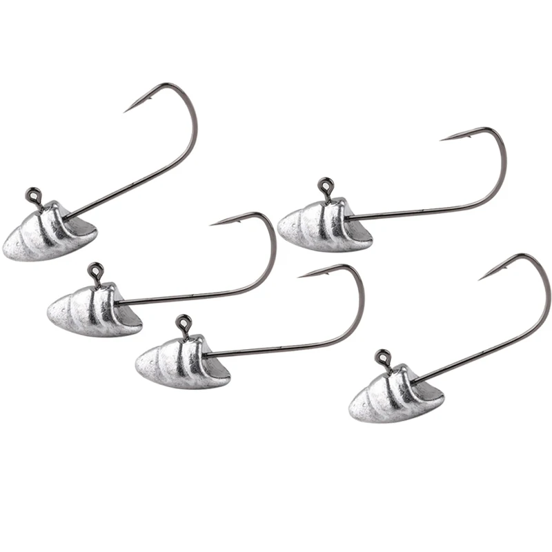 JYJ Caracol Río Jig Head – Anzuelo bloody para río - imagen 5