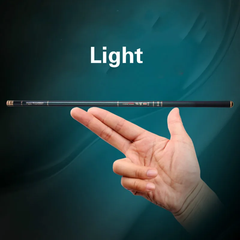 Caña De pescar De fibra De carbono Olta para carpa, aparejos De Pesca De sección corta, 3,6/4,5/5,4/6,3/7,2 m - imagen 2