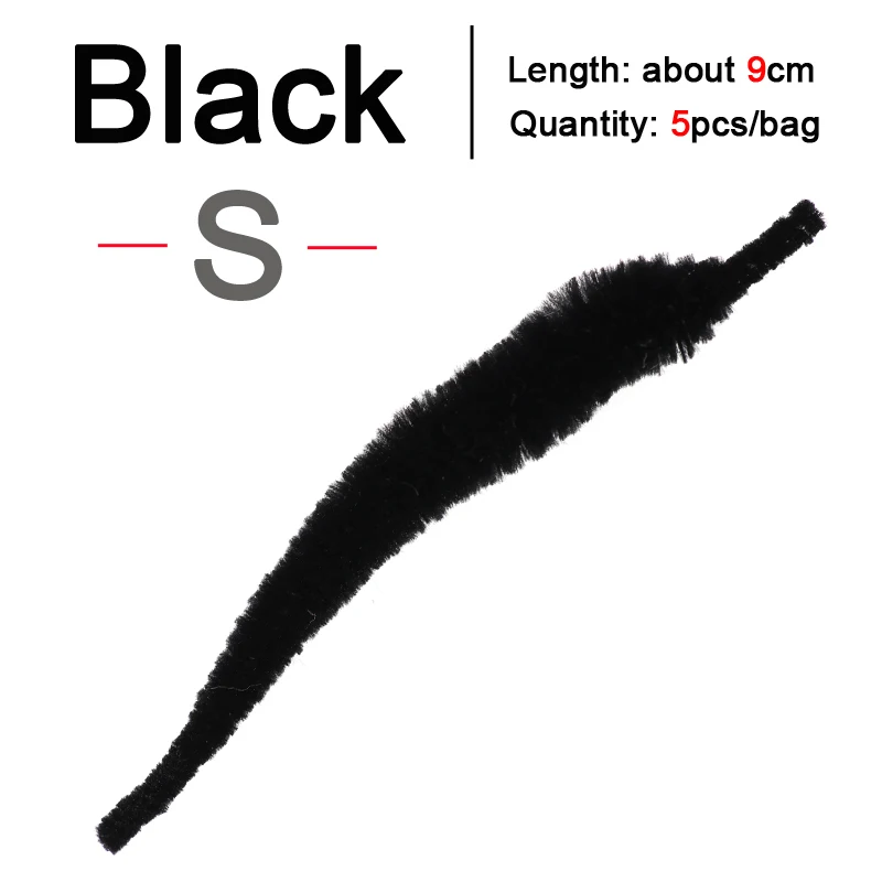 S 5PCS Black
