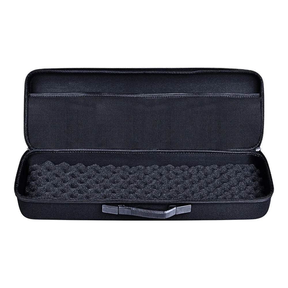 Bolsa de aparejos de pesca EVA a prueba de golpes, bolso portátil para caña de pescar al aire libre, bolsa de transporte para carrete, paquete de almacenamiento para poste, funda de esponja integrada, 55cm - imagen 2