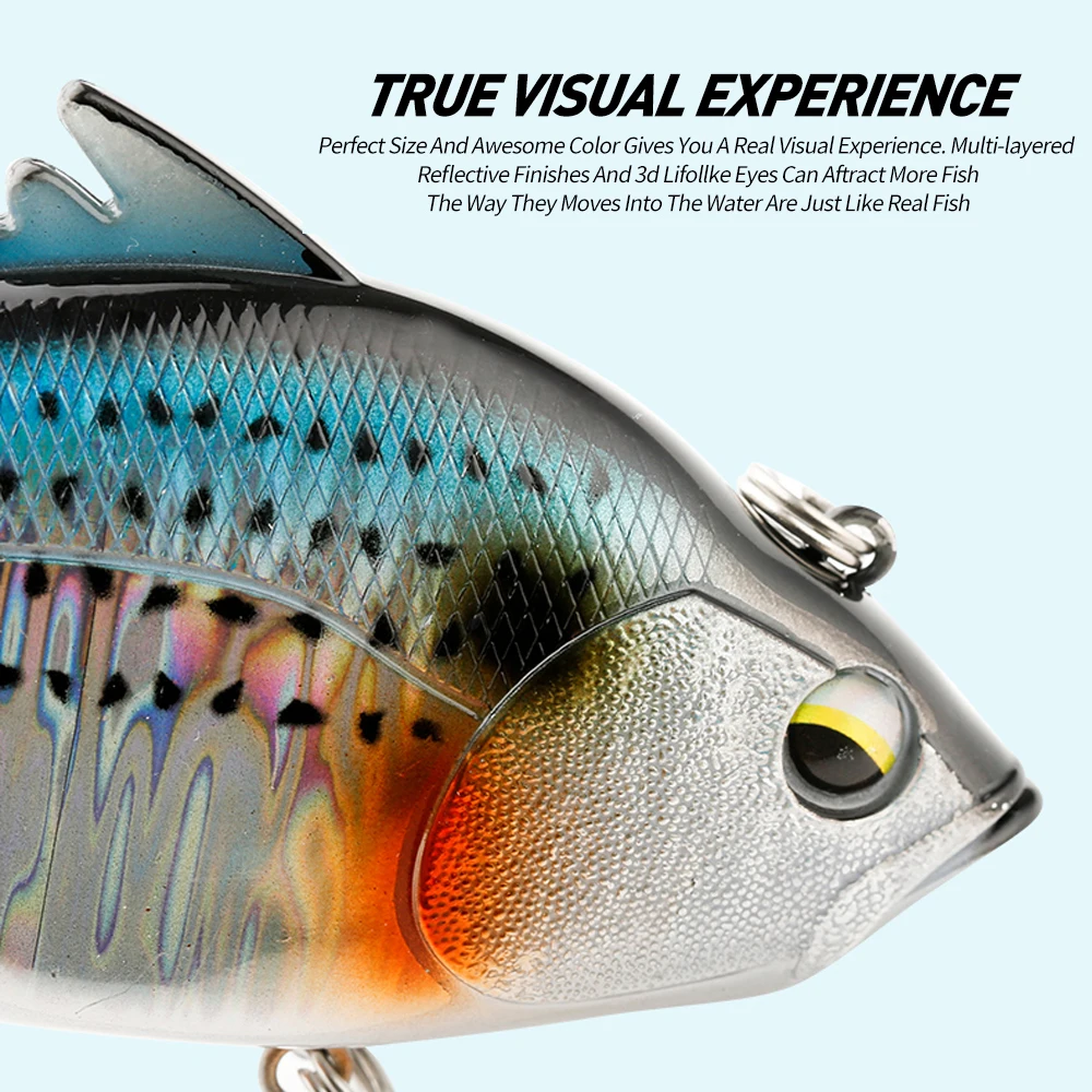 VIB-señuelo de pesca de 115mm y 43g, cebo duro Artificial para lubina y Lucio, vibración de hundimiento, wobblers, Crankbaits Lipless - imagen 2