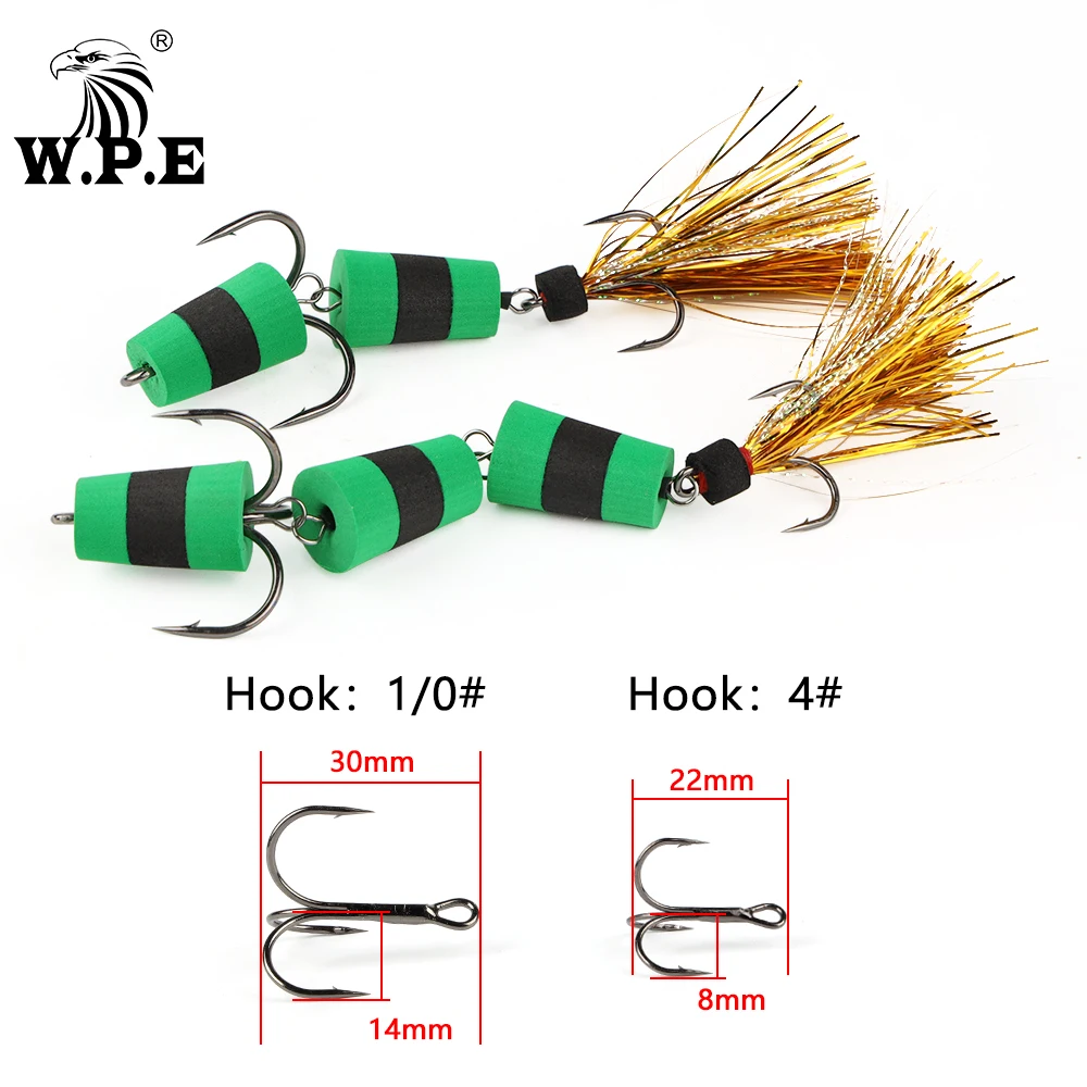 W.P.E nuevo señuelo de pesca Multicolor tamaño M/L SwimBait señuelo para lubina cebo para insectos señuelo de pesca suave aparejos de pesca señuelo de espuma nuevo MANDULA - imagen 3