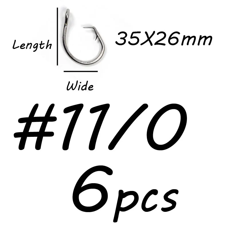 Size 11l0  6pcs