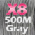X8-500M-GRAY
