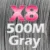 X8-500M-GRAY