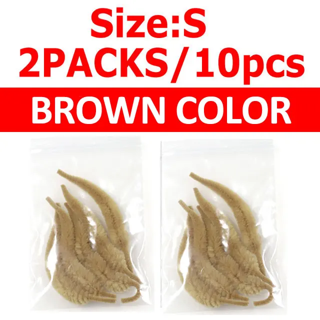 10pcs Brown