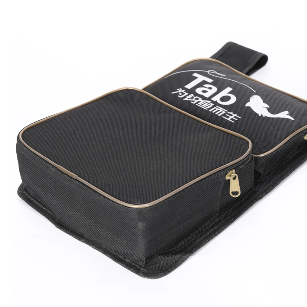 Bolsa colgante para silla de pesca, señuelo multifuncional impermeable, aparejos de pesca, bolsas de almacenamiento de gran capacidad de doble capa X466G - imagen 5