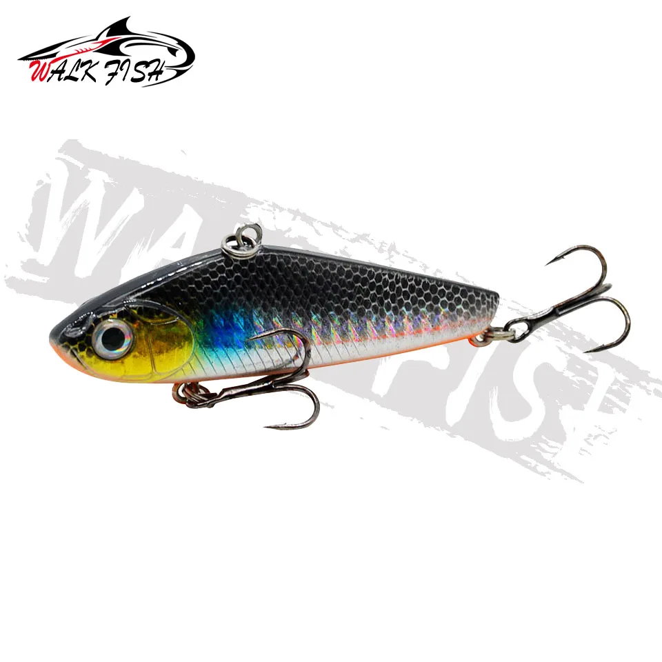 WALK FISH-señuelo de Pesca en hielo, 70mm, 22g, Japón, Crankbait, vibración, VIB, lubina, Lucio, pececillo, Wobblers - imagen 3