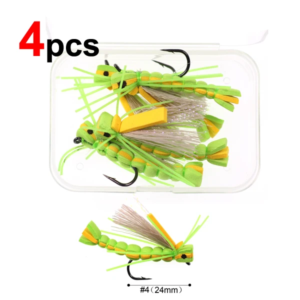 4pcs green popper