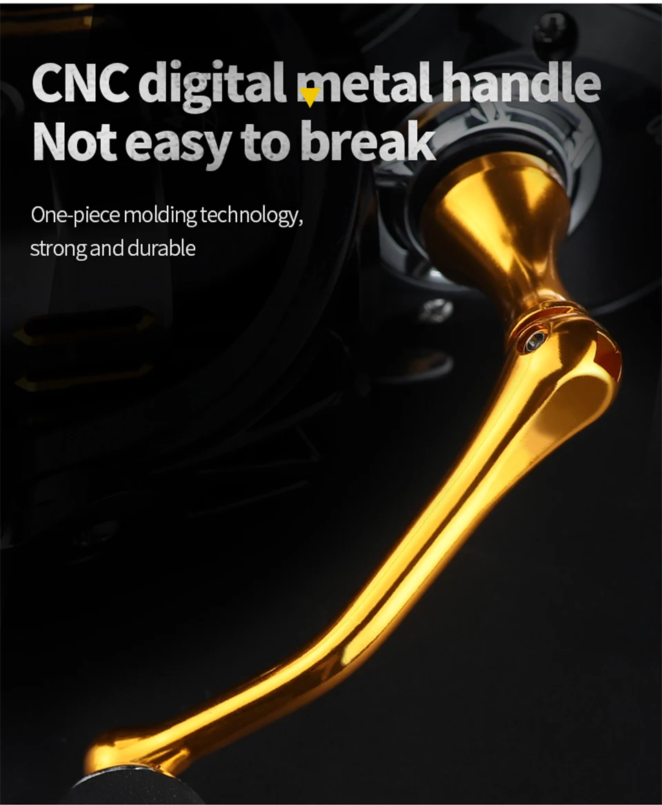 Un mango de color dorado en una motocicleta