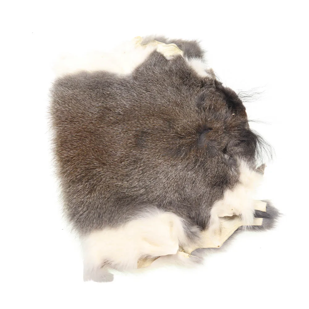 Bimoo, 1 pieza, piel de ardilla entera, atado de moscas, pelos, pieles, Material de doblaje crudo para atar, serpentinas Zonkers, Matukas o ninfas de tira - imagen 5