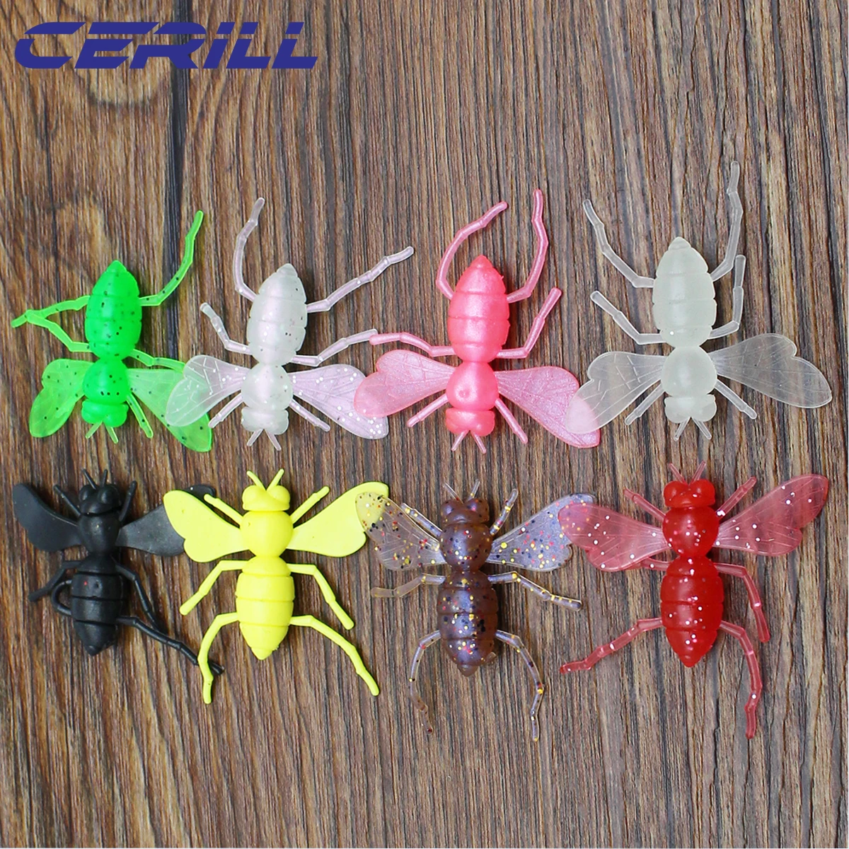 Replicas de insectos coloridas para proyectos creativos y divertidos