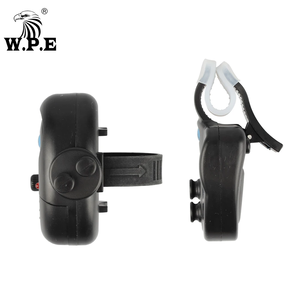 W.P.E-alarma de pesca con luz LED, 1 ud., zumbador electrónico, alarma de cebo de pesca en caña de pescar, accesorios de campana de pesca de carpa, aparejos - imagen 2