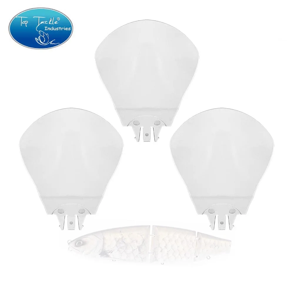 Señuelo de pesca con cebo articulado, lengüeta transparente ABS de 360mm, accesorios de cola suave de PVC - imagen 5