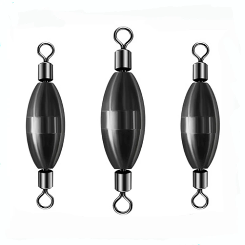 100 Uds conector de contrapeso de cobre giratorio plomo mar agua dulce flotante señuelo de roca cebo suministros de Pesca accesorio Pesca - imagen 2