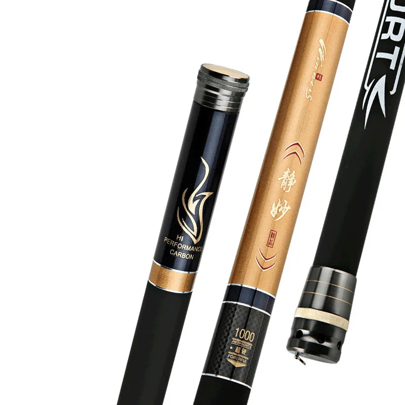 Caña de pescar de carbono, caña de pescar de 28 tonalidades, carpa de sección larga, 8/9/10/11/12/13/14/15m - imagen 3