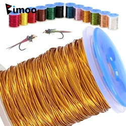 Bimoo Alambre Cobre para Atar Moscas – Peso acanalado para ninfas y streamer