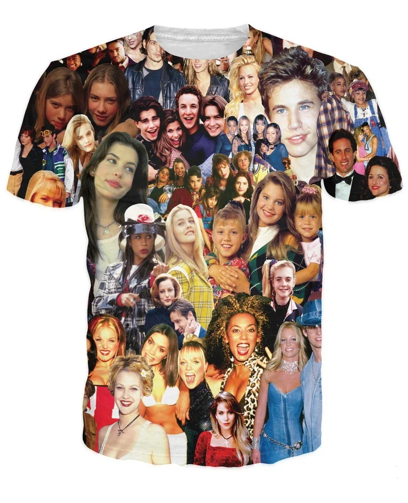 90's Stars Collage T-Shirt