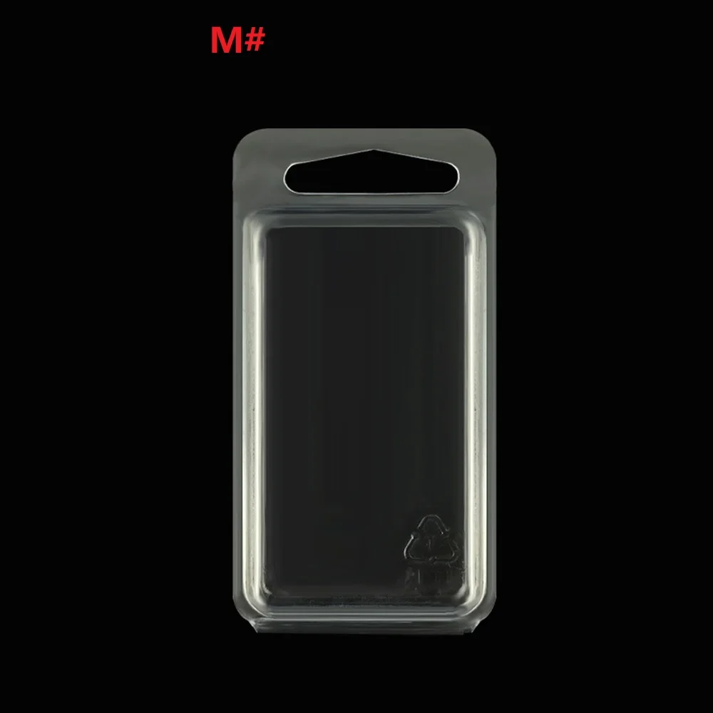 Caja de carcasa de plástico transparente de PVC grueso, adecuado para anzuelos de pesca, plomada, suministros de cebo blando, accesorios de aparejos, 5 unidades por lote - imagen 3