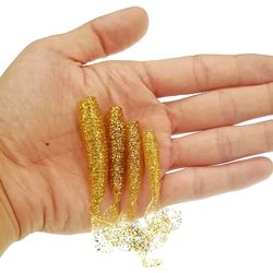Señuelo silicona olor a sal para lubina y carpa – gusano 55-85mm