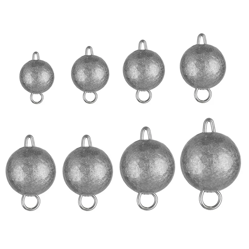 Plomos de pesca de 50 piezas, accesorios de pesca, cabeza de plantilla, pesas de bala, señuelo suave, Grupo 3g-14g, herramientas agrandadas - imagen 2