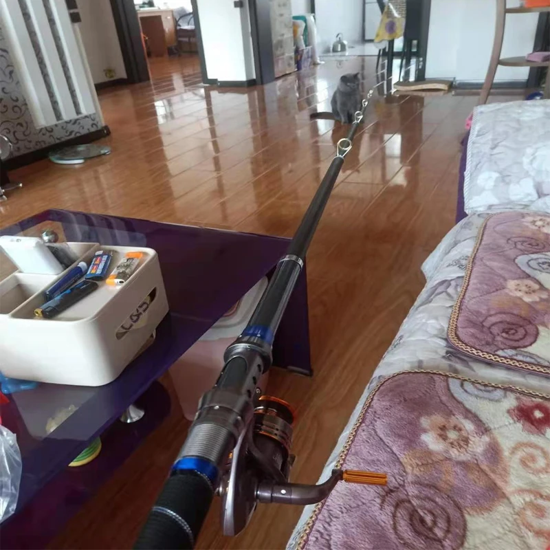 Caña de pescar giratoria de gran peso, alimentador telescópico de carpa, peso de fundición 50-2,1g, 3,6 m, 3,9 m, 4,2 m, 4,5 m - imagen 4