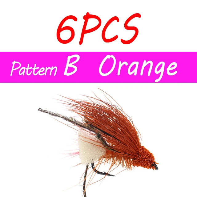 6PCS B Orange