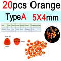 20 Orange 5x4mm A