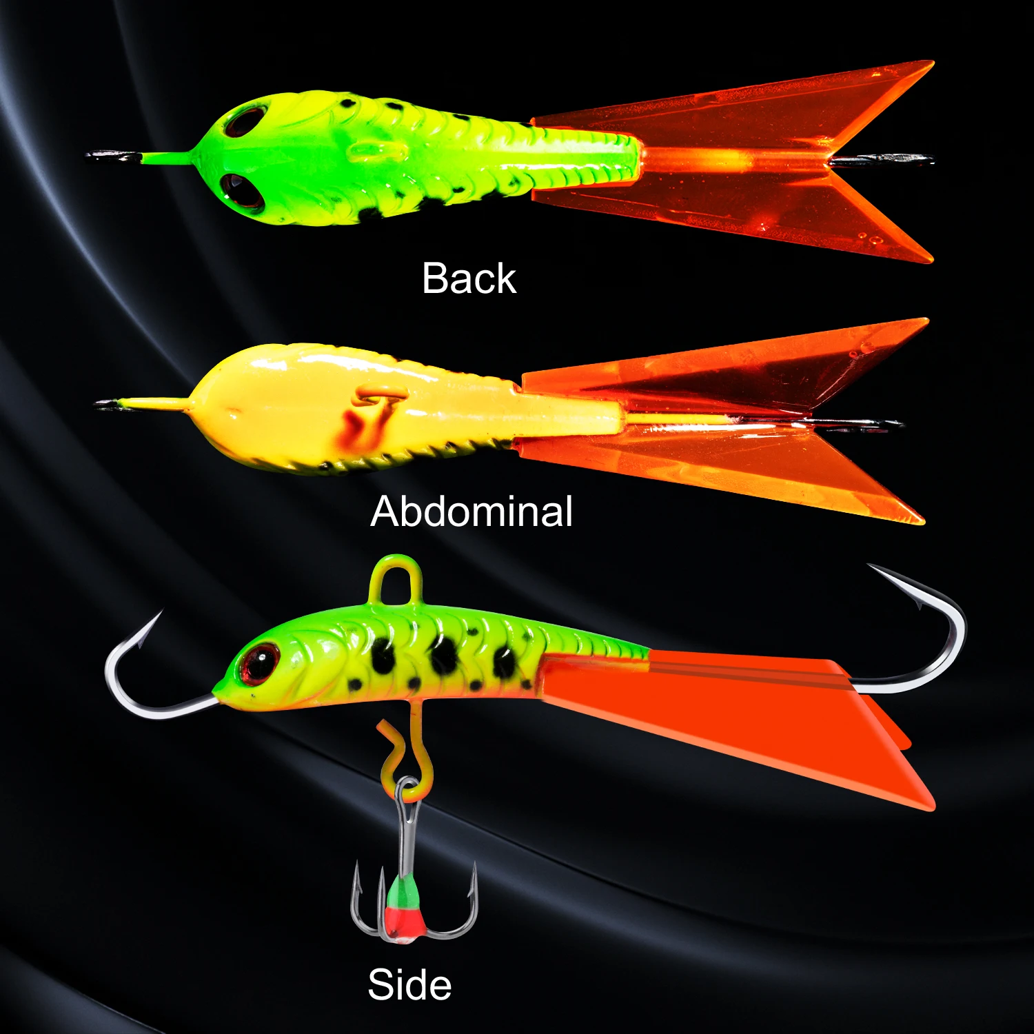 Goture-señuelo de pesca de hielo para invierno, balancín de 16g y 6,8 cm, plantilla de hielo, equilibrador de cebo Artificial, Wobblers, 1 piezas - imagen 2