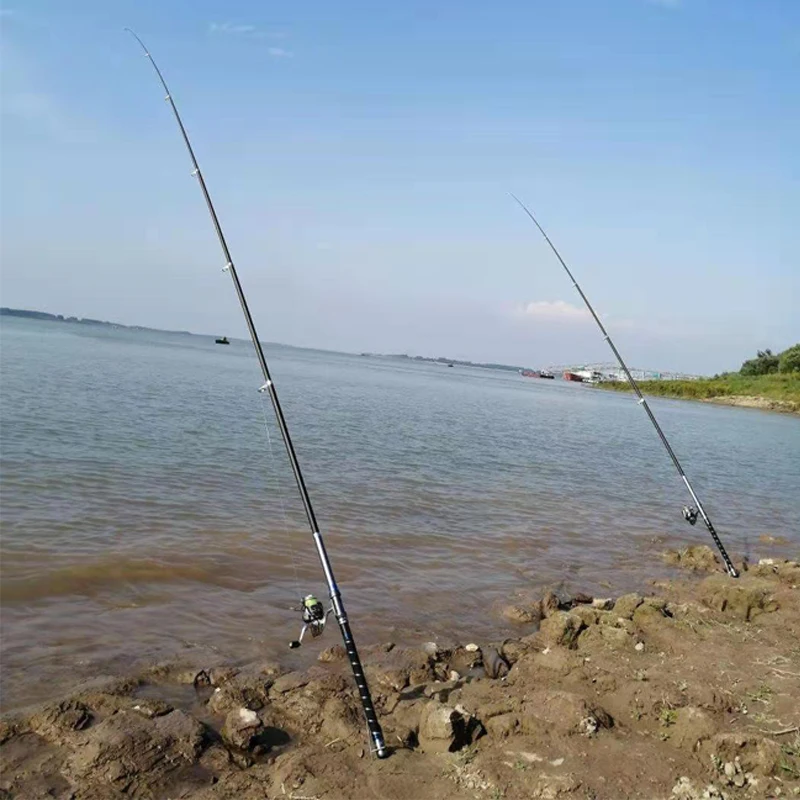 Caña de pescar giratoria de gran peso, alimentador telescópico de carpa, peso de fundición 50-2,1g, 3,6 m, 3,9 m, 4,2 m, 4,5 m - imagen 5