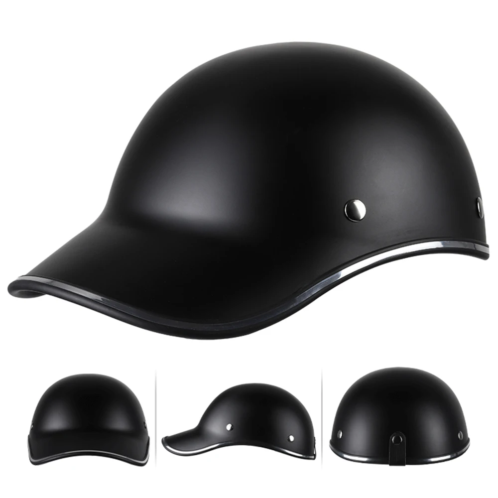 Casco de motocicleta para hombre y mujer, gorra de béisbol para bicicleta, medio casco para adultos, gorras de marca para ciclismo - imagen 3