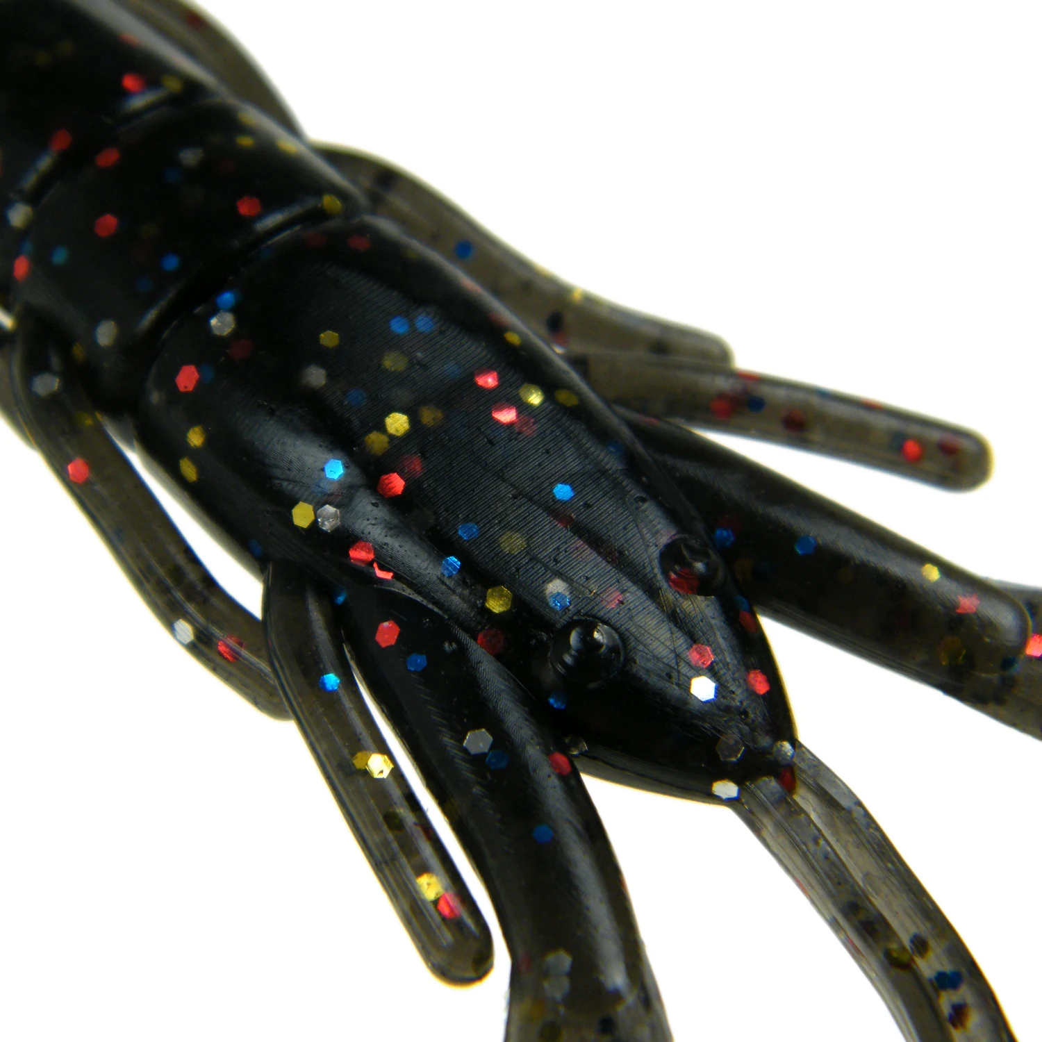 Señuelos de pesca de silicona, 6 uds., 6g, 95mm, camarones artificiales, cangrejos, cebos para craw, trucha, lubina, Lucio, pesca, señuelo suave de plástico - imagen 4