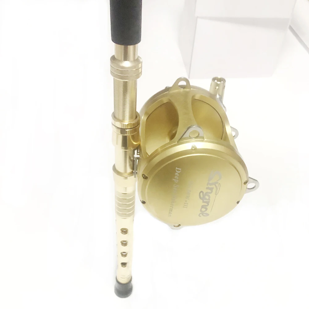 Pesca en el mar, Jigging bajo, 80W, tambores de envoltura grande, suministros de carrete, bobina de atún oceánico, productos de carrete, aparejos de freno de curricán profesionales 2023