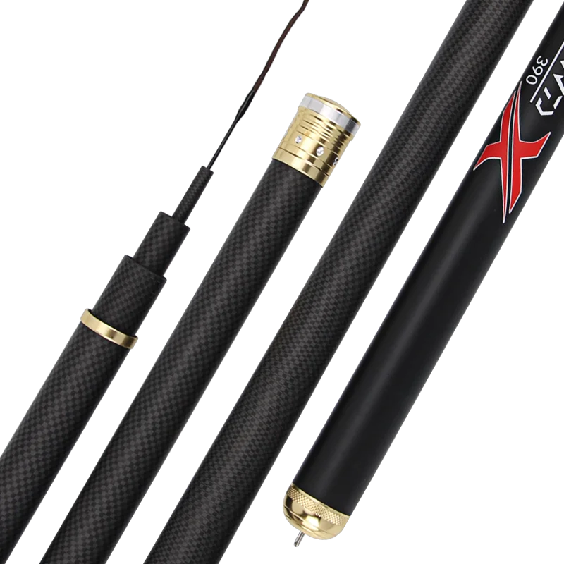 Caña De pescar De 3,6 m-7,2 m, caña De pescar De Taiwán, 46T, caña De mano De carbono, 19 tonos, superligera, telescópica, En Mer - imagen 2