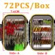 72pcs in pocket box